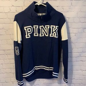 PINK blue school sweater